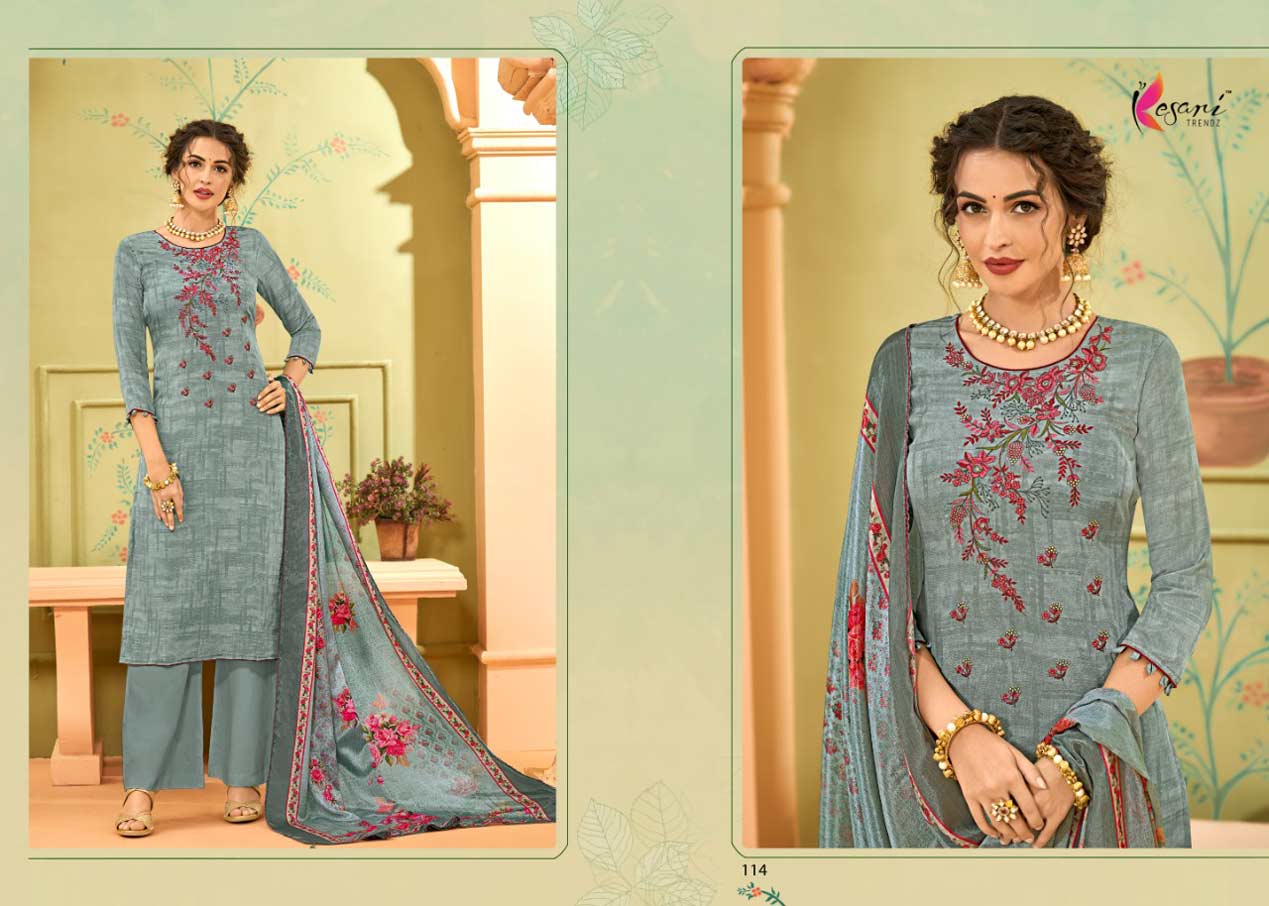 Amira Vol-2 Kesari Trendz Crepe Silk Dresses Amira Vol-2 Kesari Trendz Crepe Silk Dresses